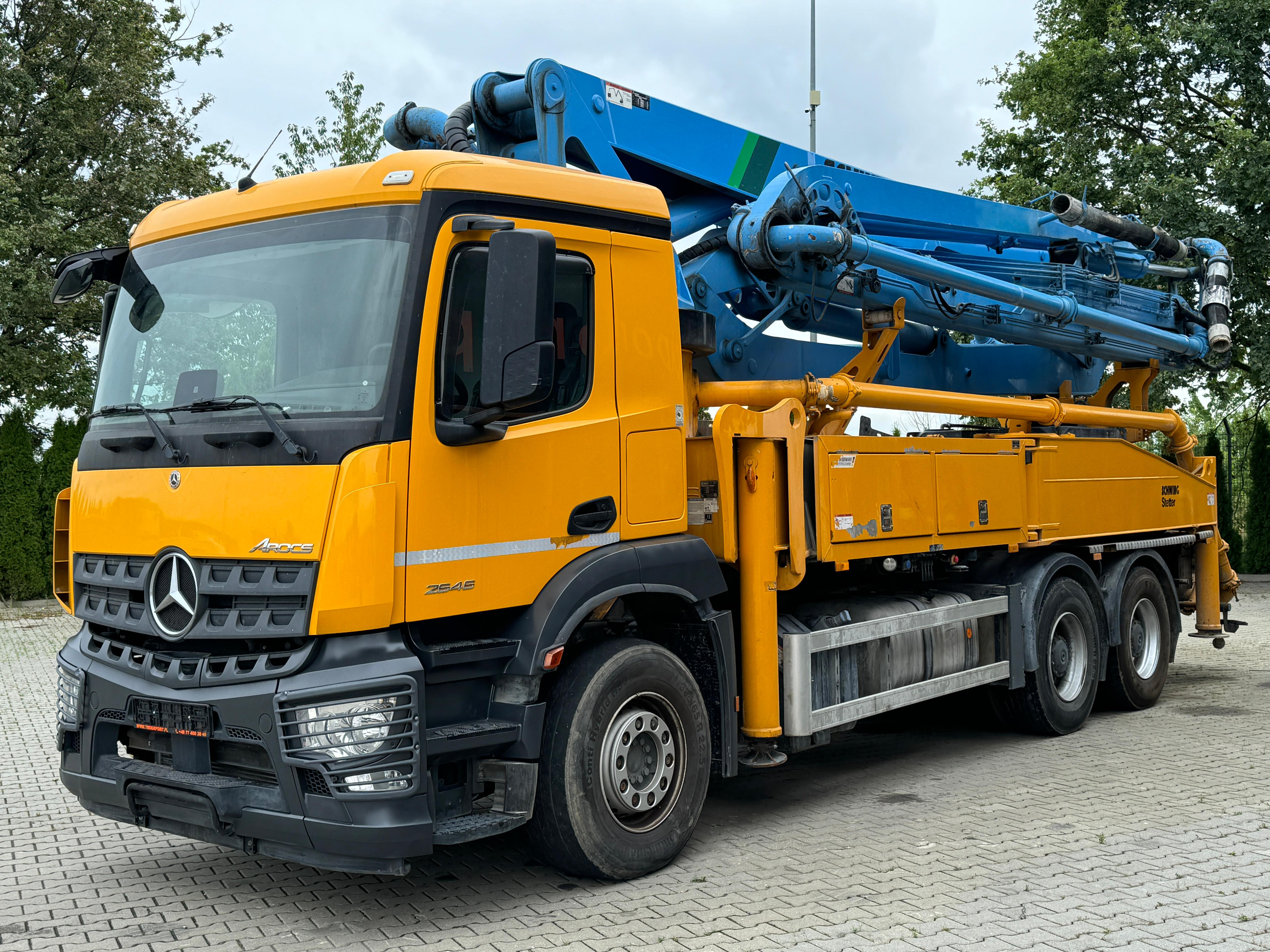 MB AROCS 2645 6x4 EURO6|POMPA DO BETONU SCHWING 38M