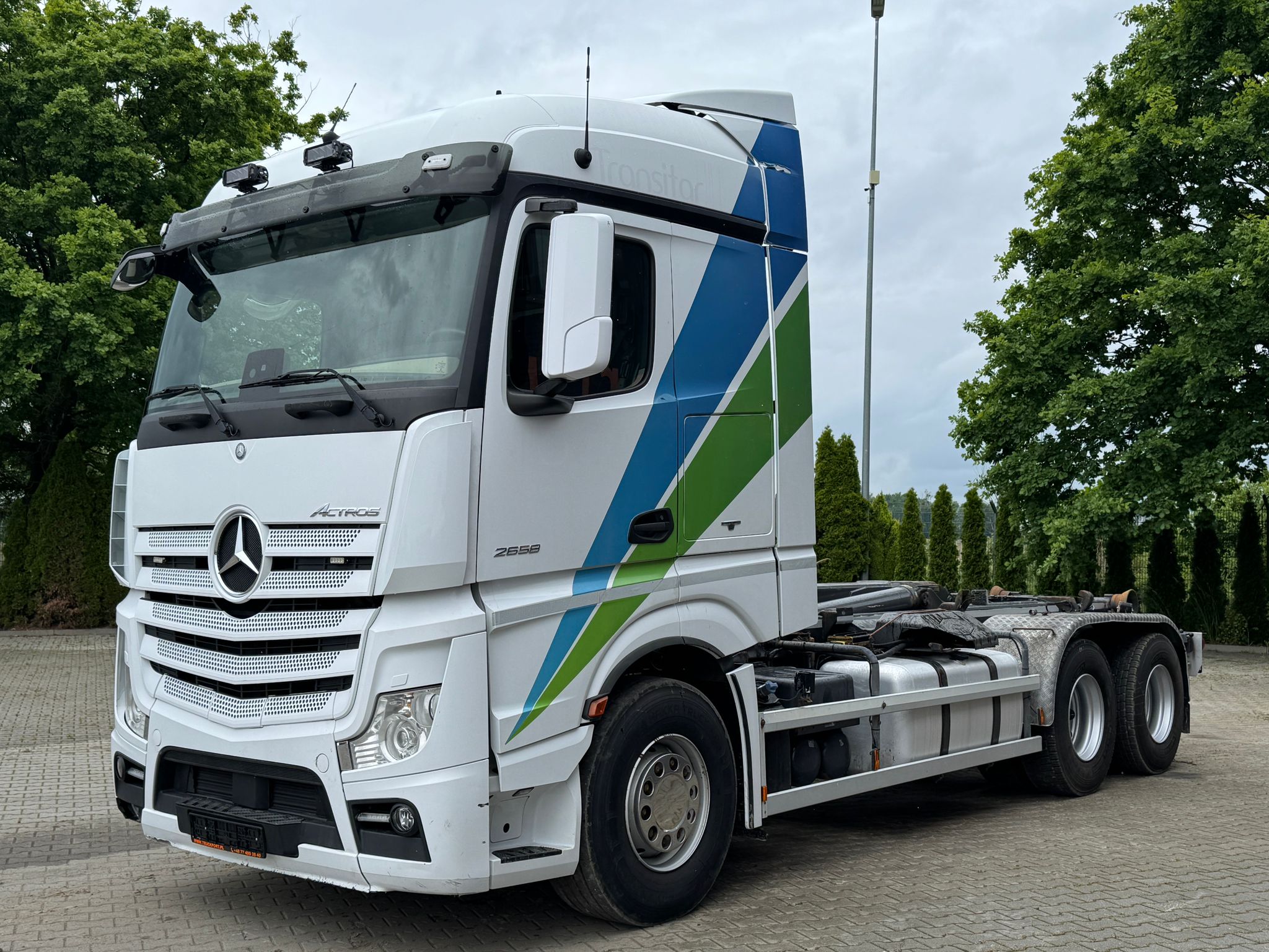 MB ACTROS 2658 6x2 EURO6|HAKOWIEC MEILLER RK 26.67K