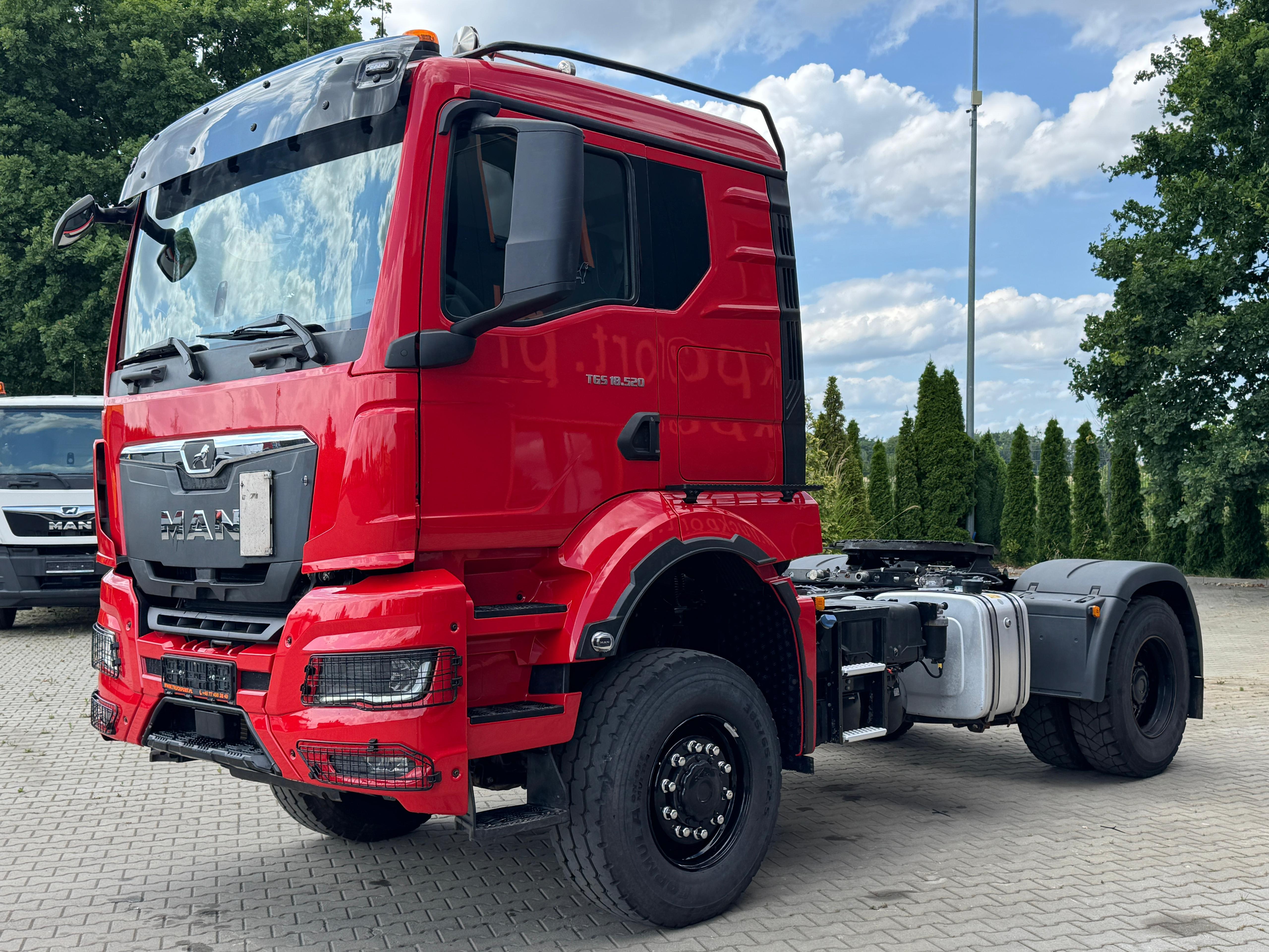 MAN TGS 18.510 4x4 BL EURO6|CIĄGNIK SIODŁOWY Z HYDRAULIKĄ WYWROTU