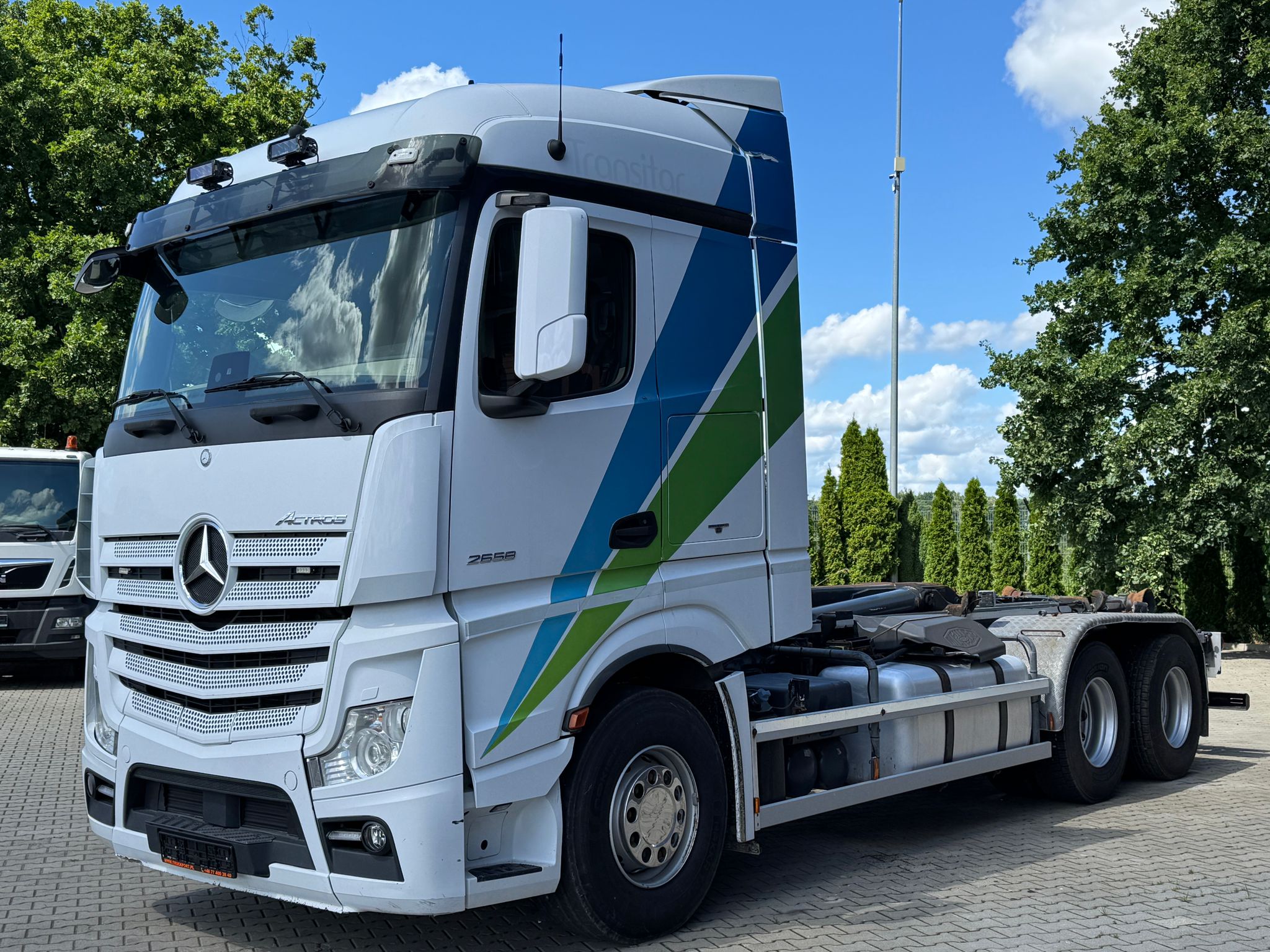 MB ACTROS 2658 6x2 EURO6 HAKOWIEC MEILLER RK 26.67K