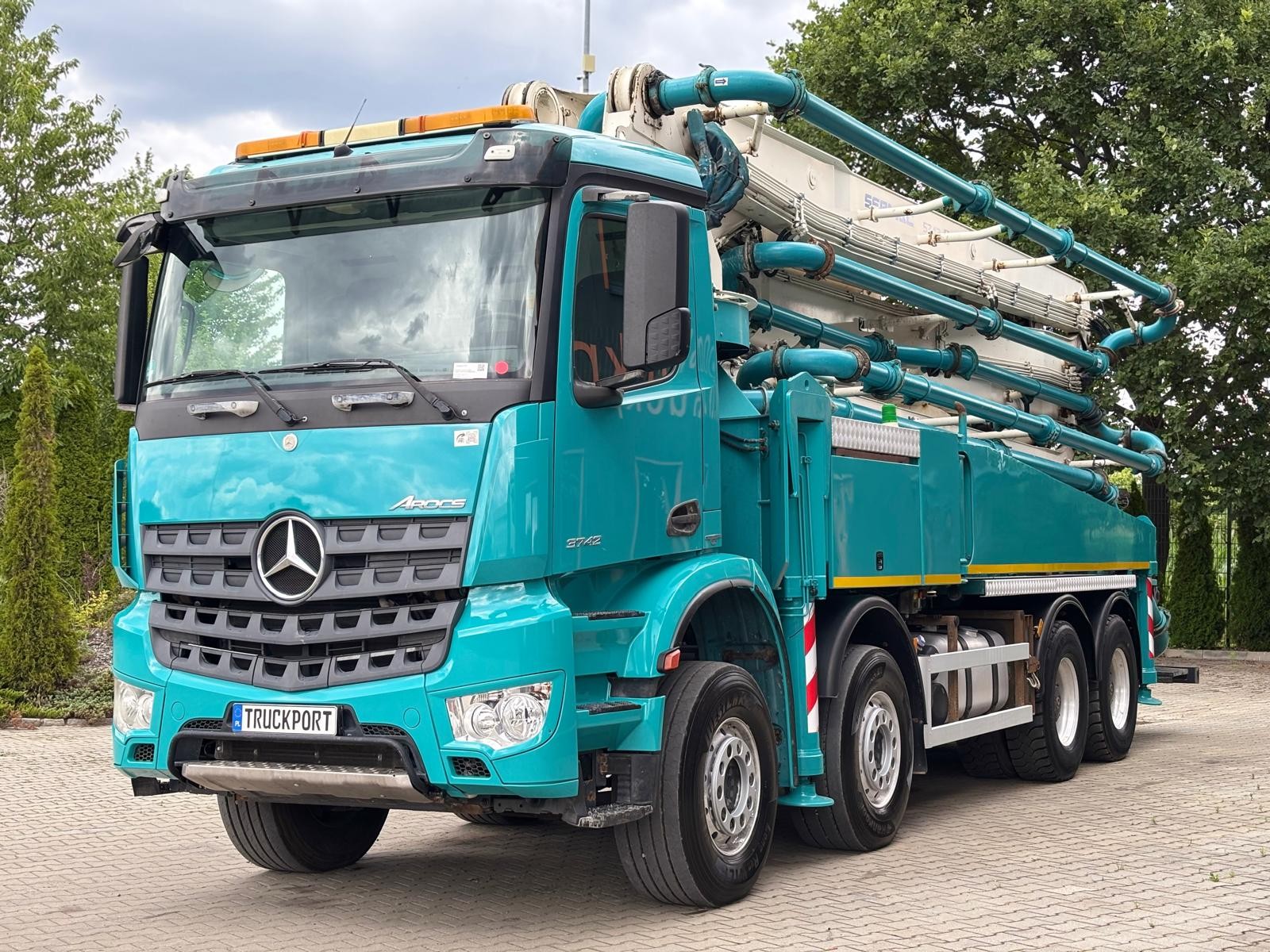MB AROCS 3742 8x4 EURO6|POMPA DO BETONU SERMAC 5Z42