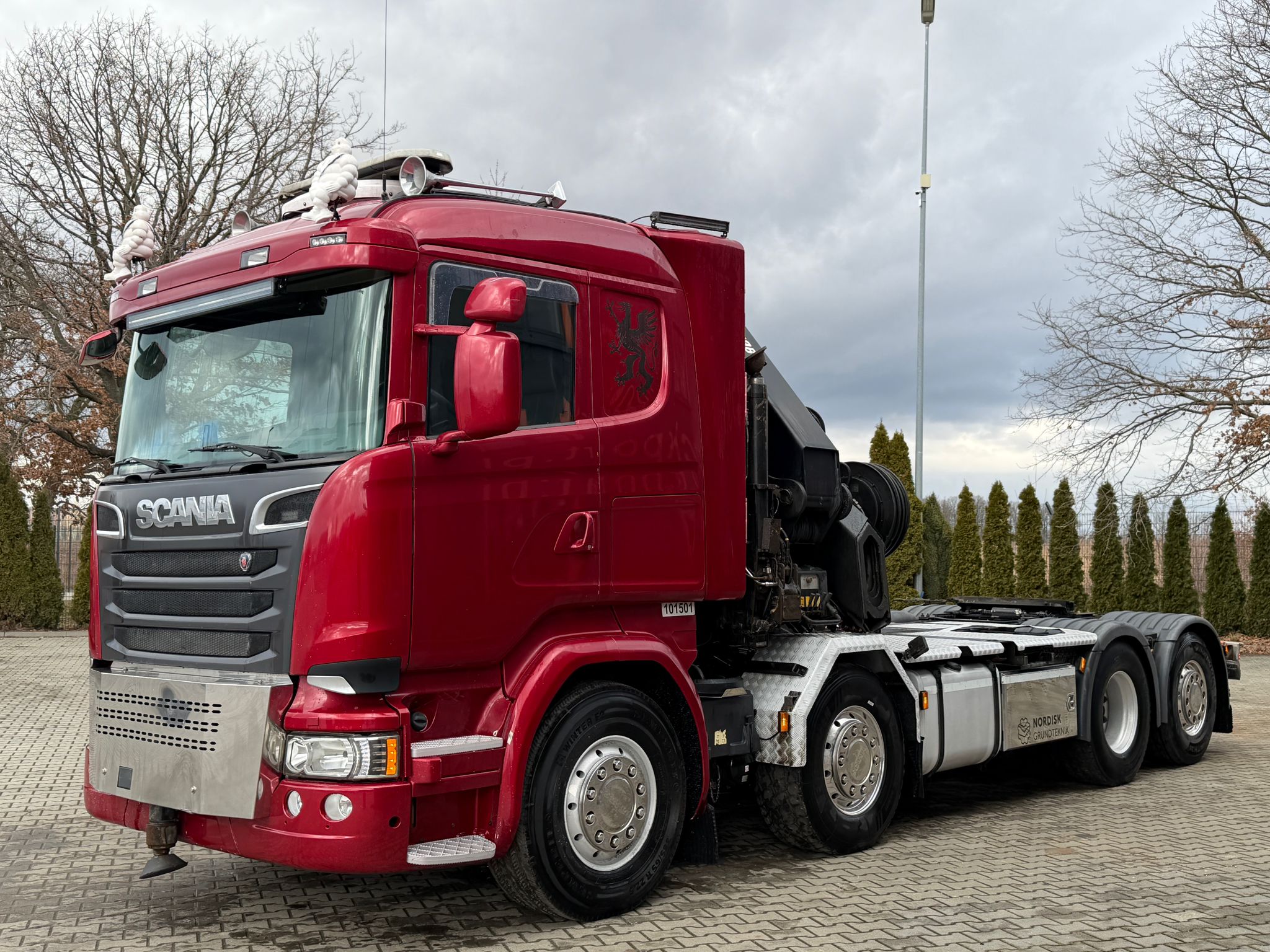 SCANIA R580 8x2 EURO6|SKRZYNIA Z HDS HIAB 422E-6 HOPRP