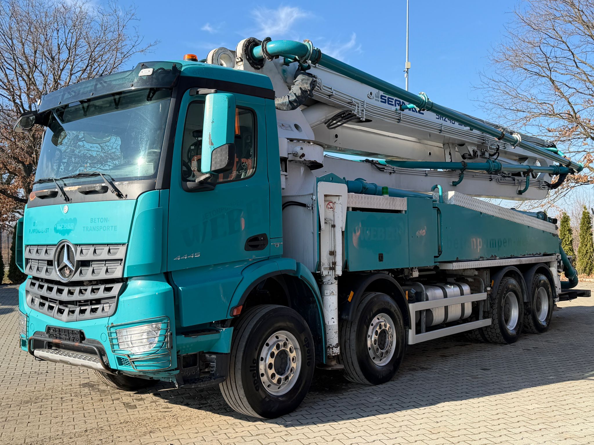 MB AROCS 4445 8x4 EURO6|POMPA DO BETONU SERMAC 5RZ46