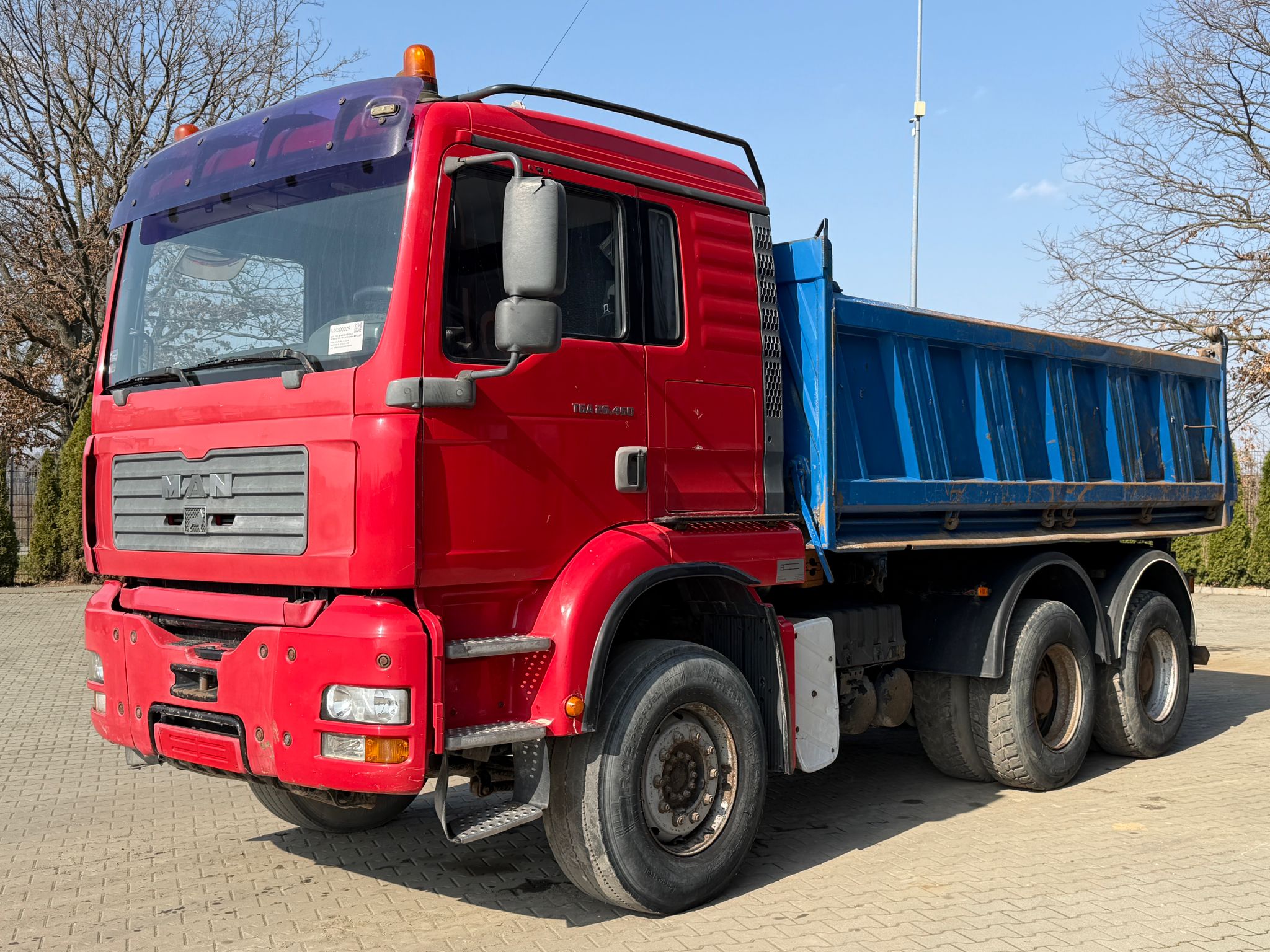 MAN TGS 26.460 6x4 EURO3 WYWROTKA TRÓJSTRONNA MEILLER