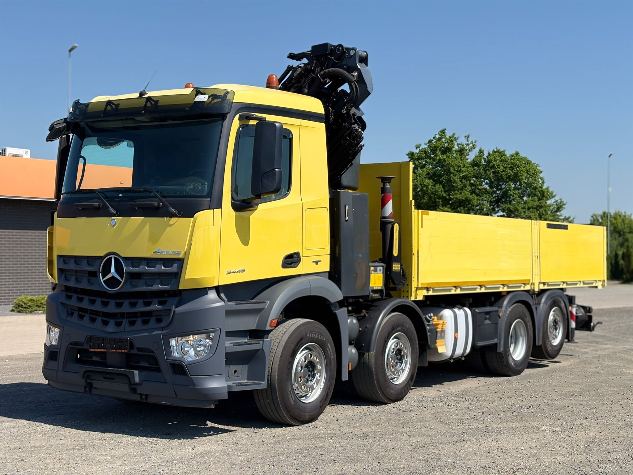 MB AROCS 3445 8x2/4 EURO6|SKRZYNIA Z HDS PALFINGER PK 34002