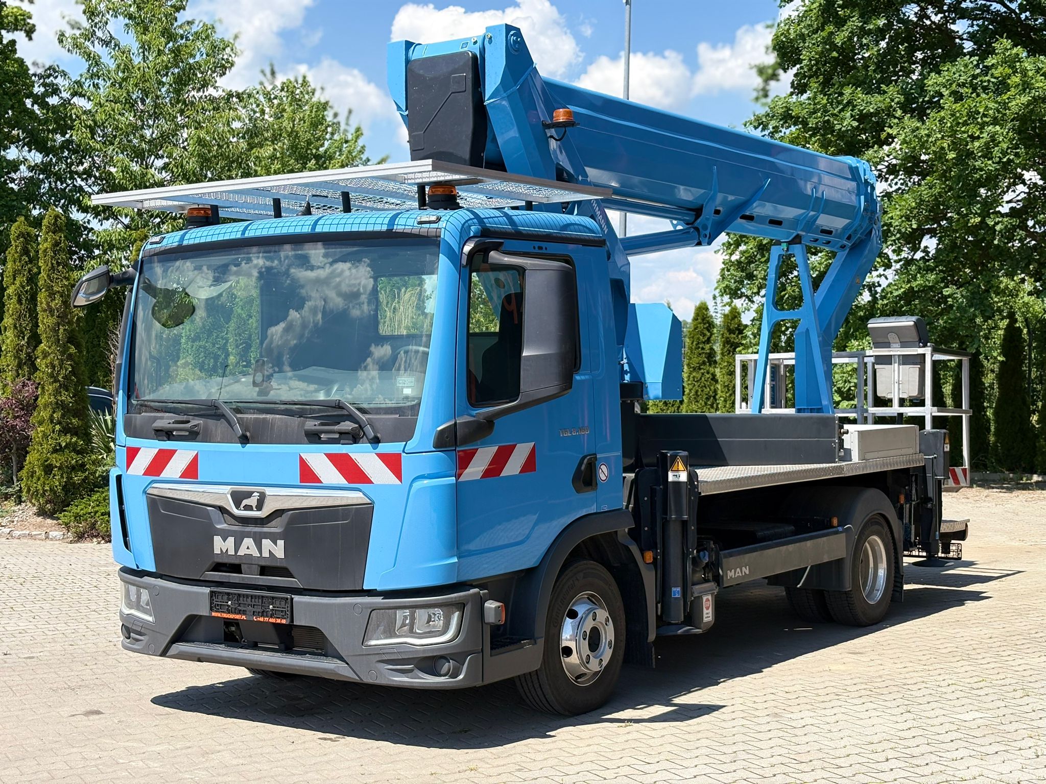 MAN TGL 8.160 4x2 EURO6|PODNOŚNIK KOSZOWY RUTHMANN T300.4