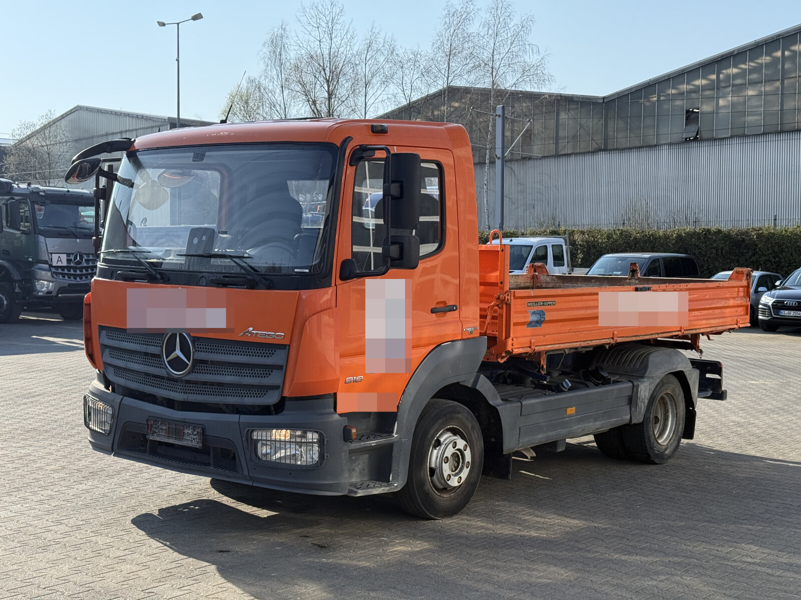 MB ATEGO 818 4x2 EURO6|WYWROTKA TRÓJSTRONNA