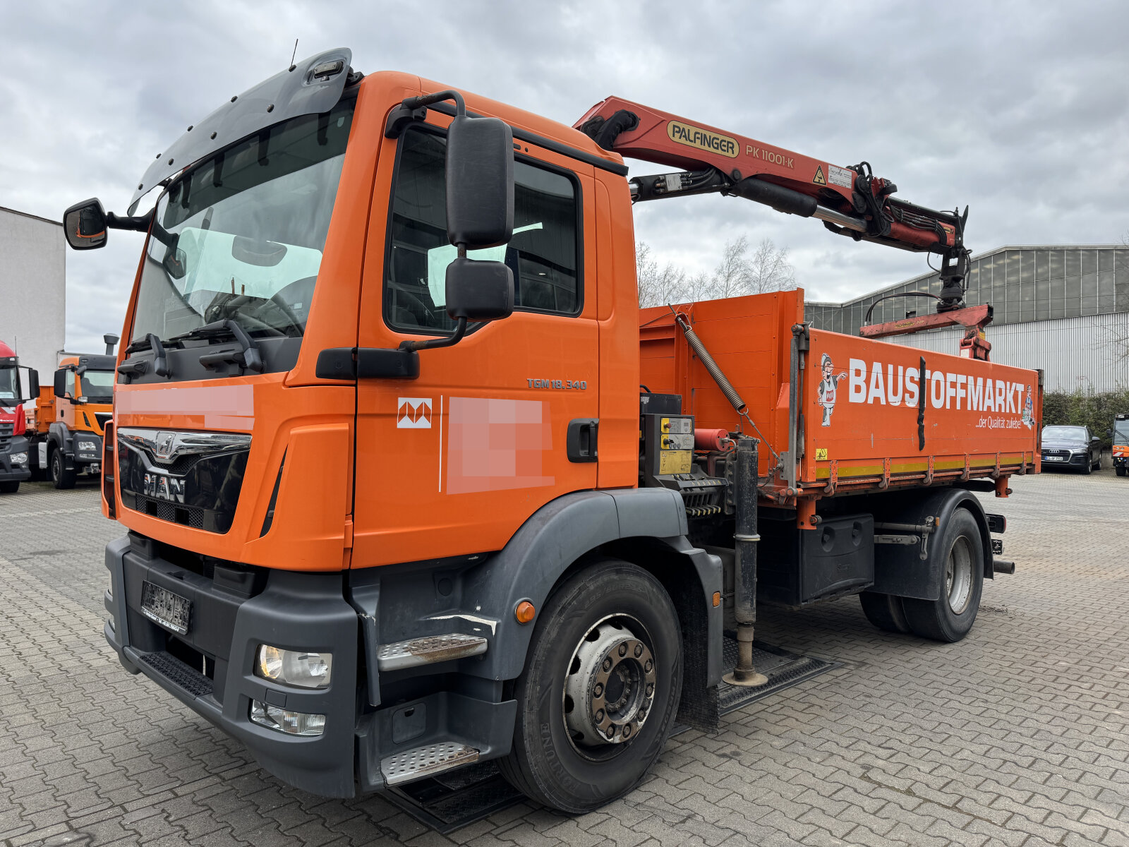 MAN TGM 18.340 4x2 EURO6 WYWROTKA Z HDS PALFINGER PK 11001.K