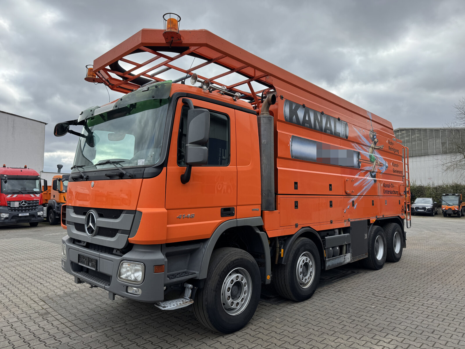 MB ACTROS 4148 8x4 EURO 5 WUKO ASSMANN