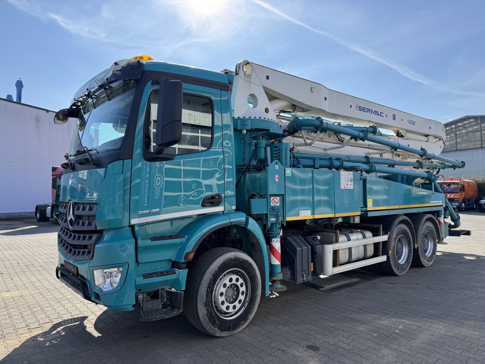 MB AROCS 2836 6x4 EURO6 POMPA DO BETONU SERMAC 4Z38