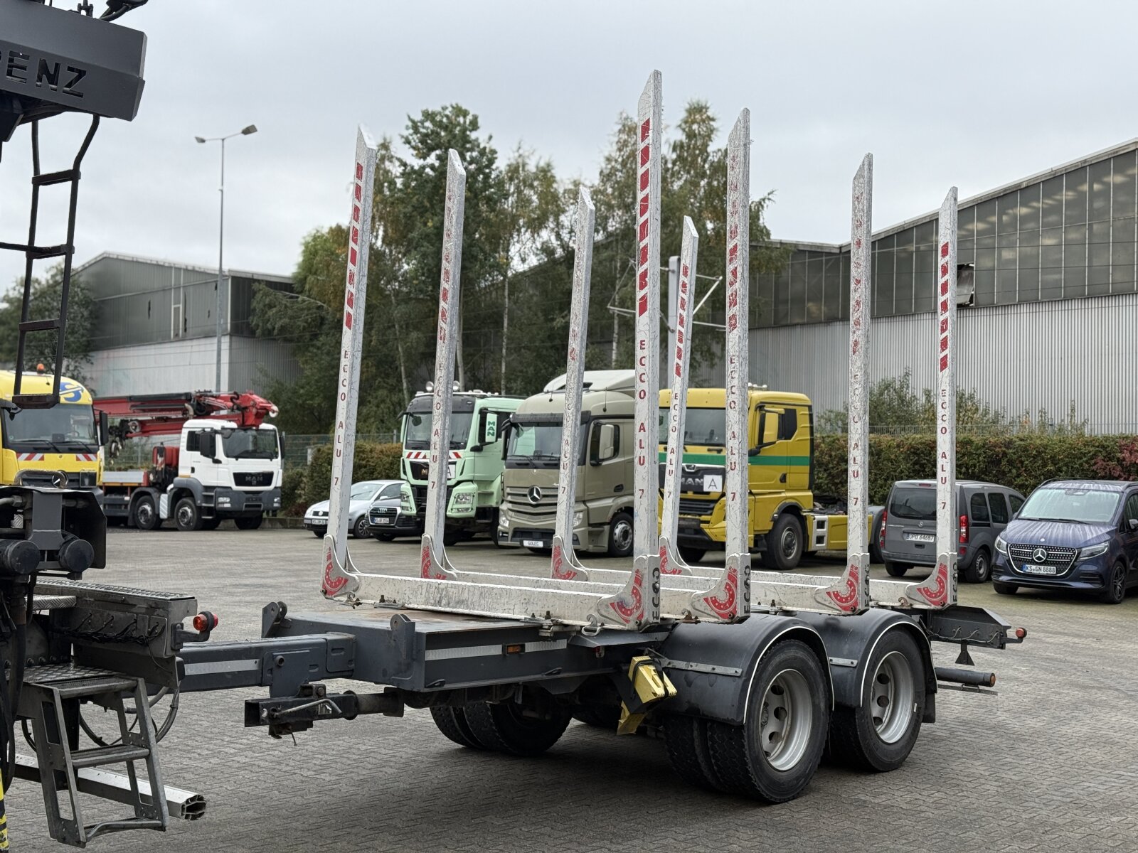 JANZEN T RH19|PRZYCZEPA DO TRANSPORTU DREWNA