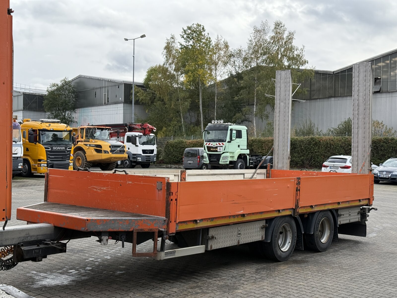 ECKSTEIN LA 2 PRZYCZEPA TANDEM Z NAJAZDAMI