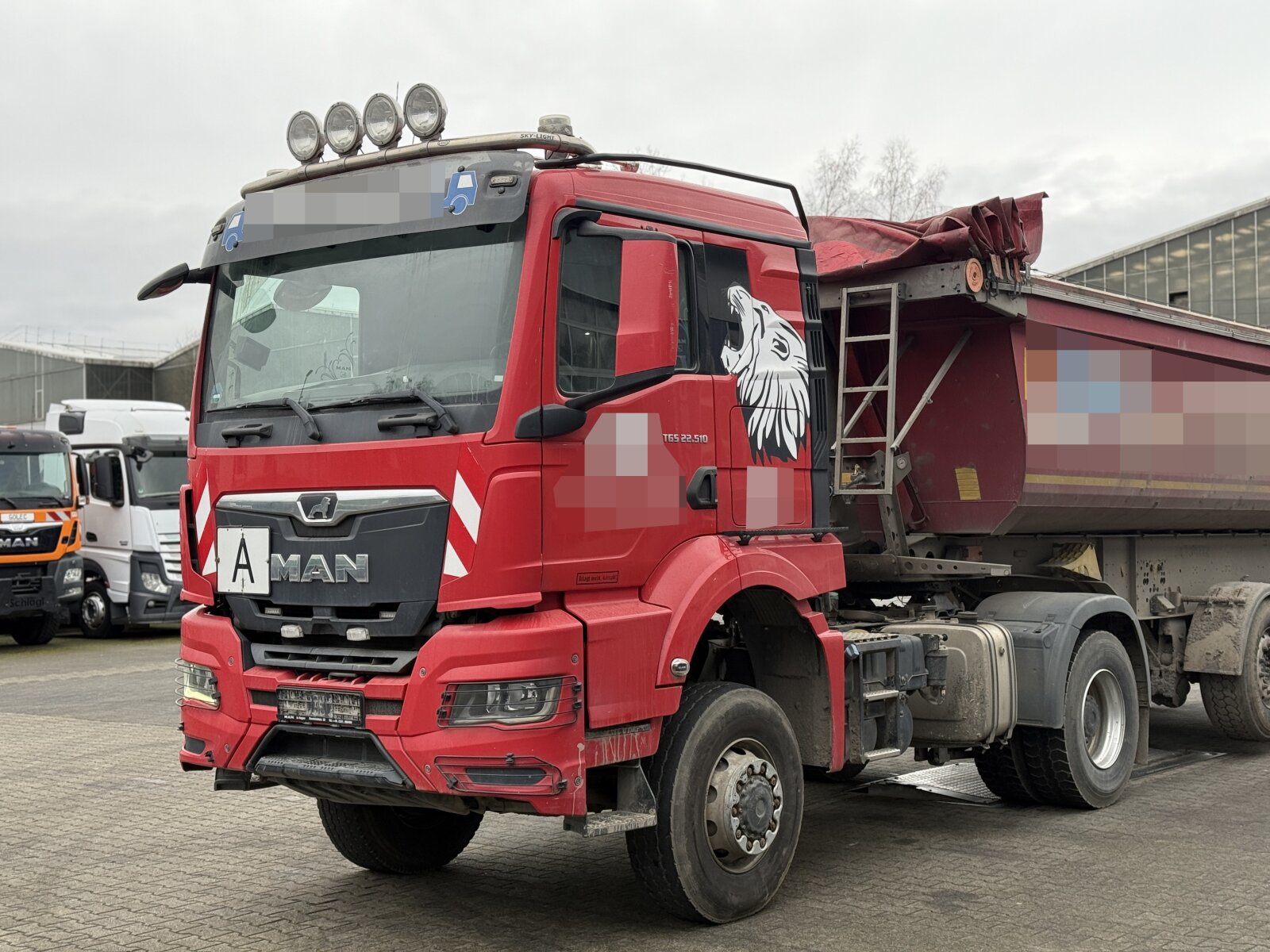 MAN TGS 18.510 4x4 EURO6 CIĄGNIK SIODŁOWY Z HYDRAULIKĄ WYWROTU