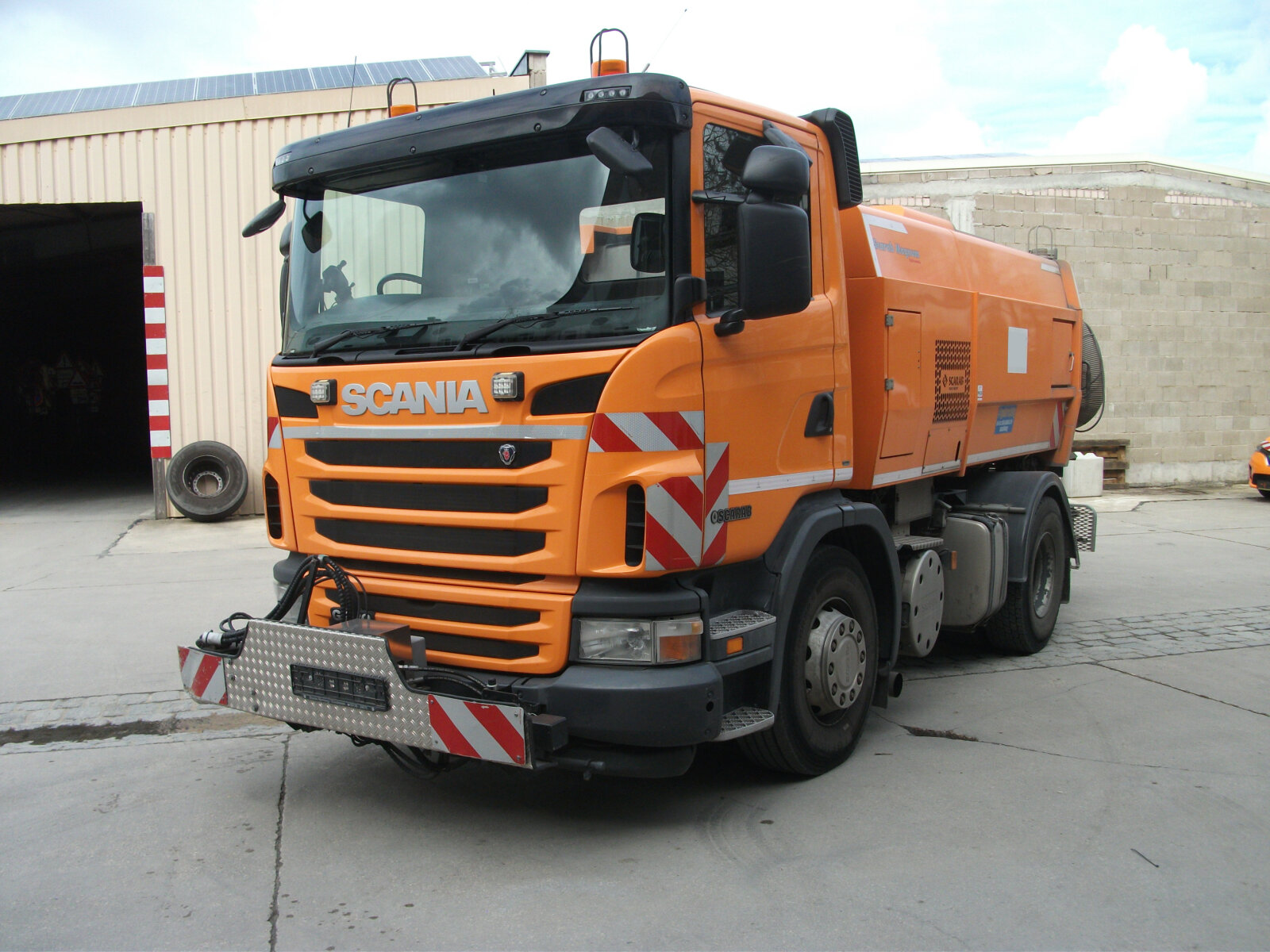 SCANIA G230 4x2 EURO5 ZAMIATARKA SCARAB MAGNUM