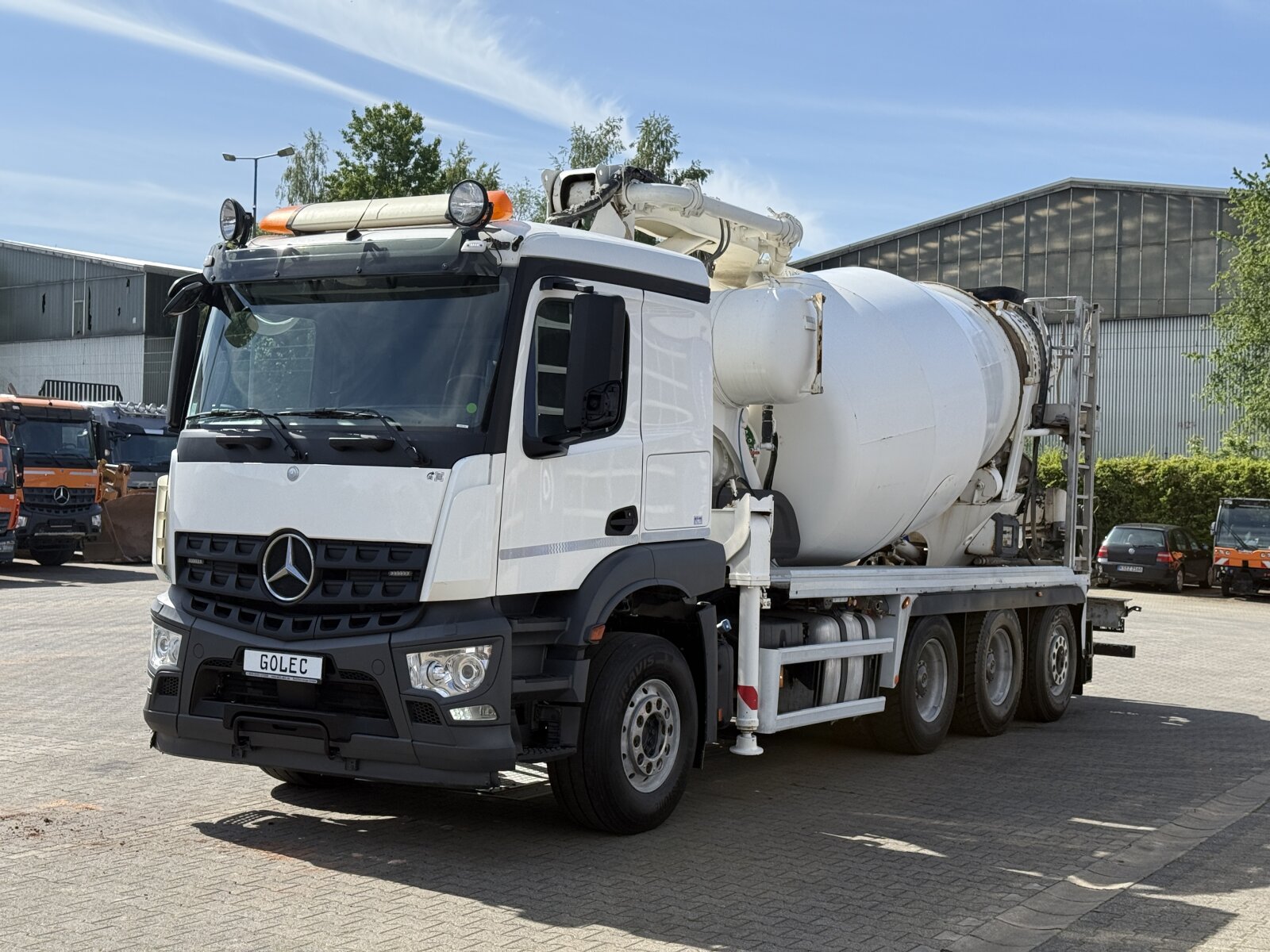MB AROCS 3543 8x4 EURO6 POMPOGRUSZKA CIFA MK25H-80