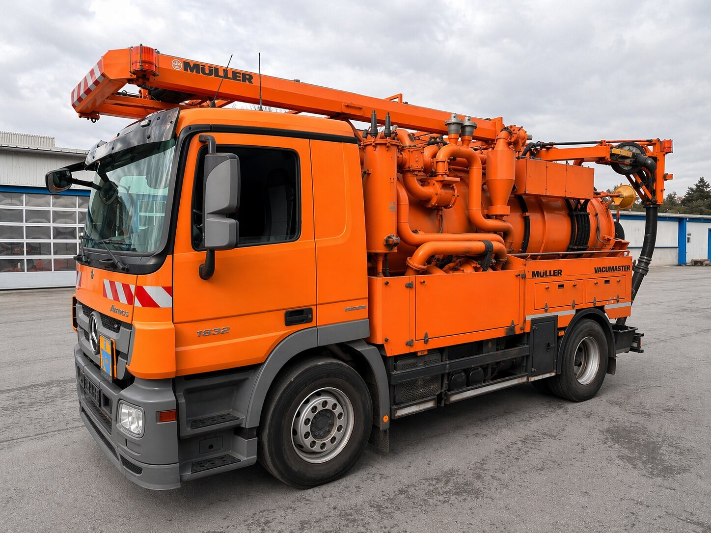 MB ACTROS 1932 4x2 EURO5|POJAZD KANALIZACYJNY MÜLLER F70KH