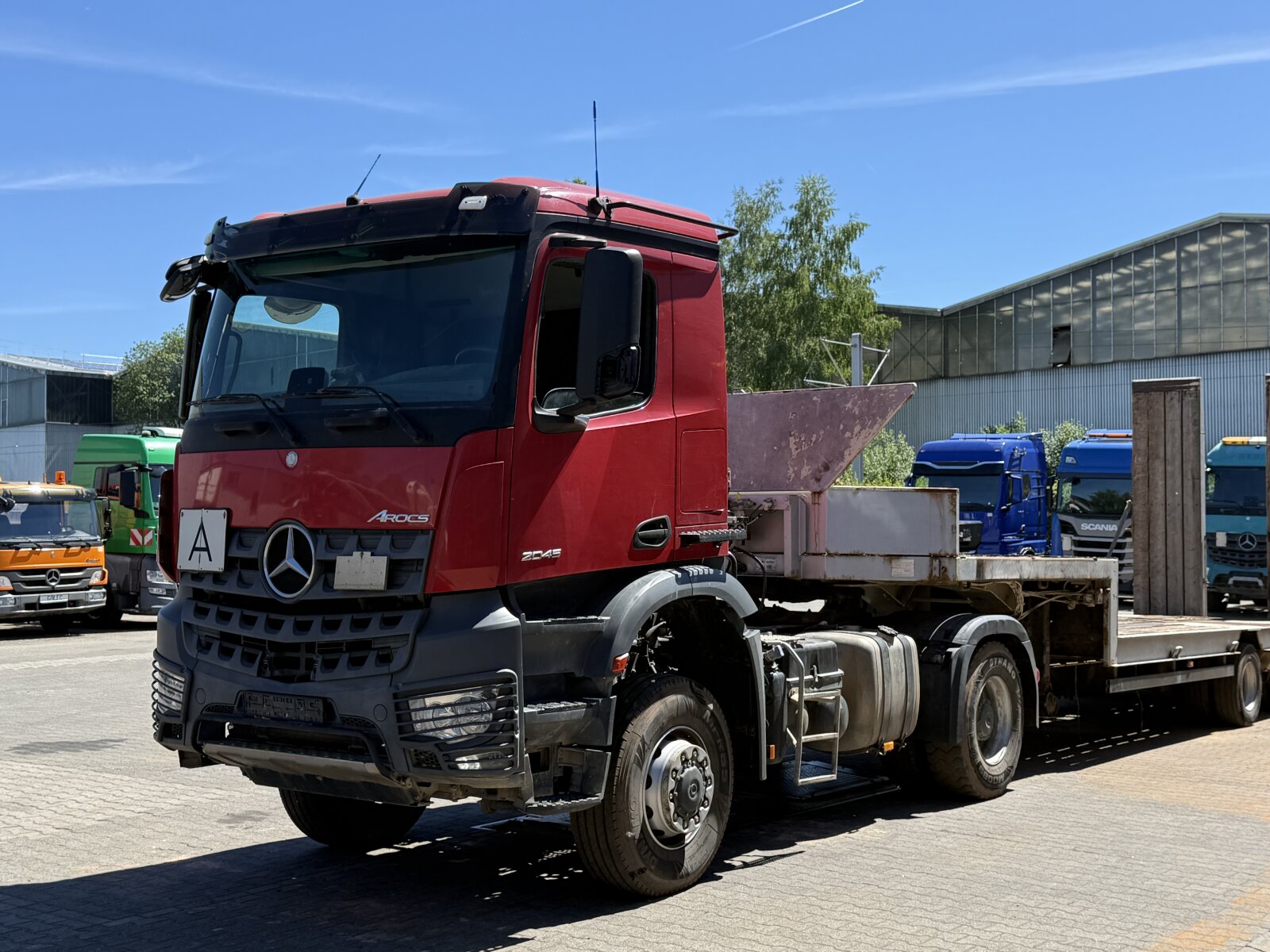 MB AROCS 2045 4x4 EURO6|CIĄGNIK SIODŁOWY Z HYDRAULIKĄ WYWROTU
