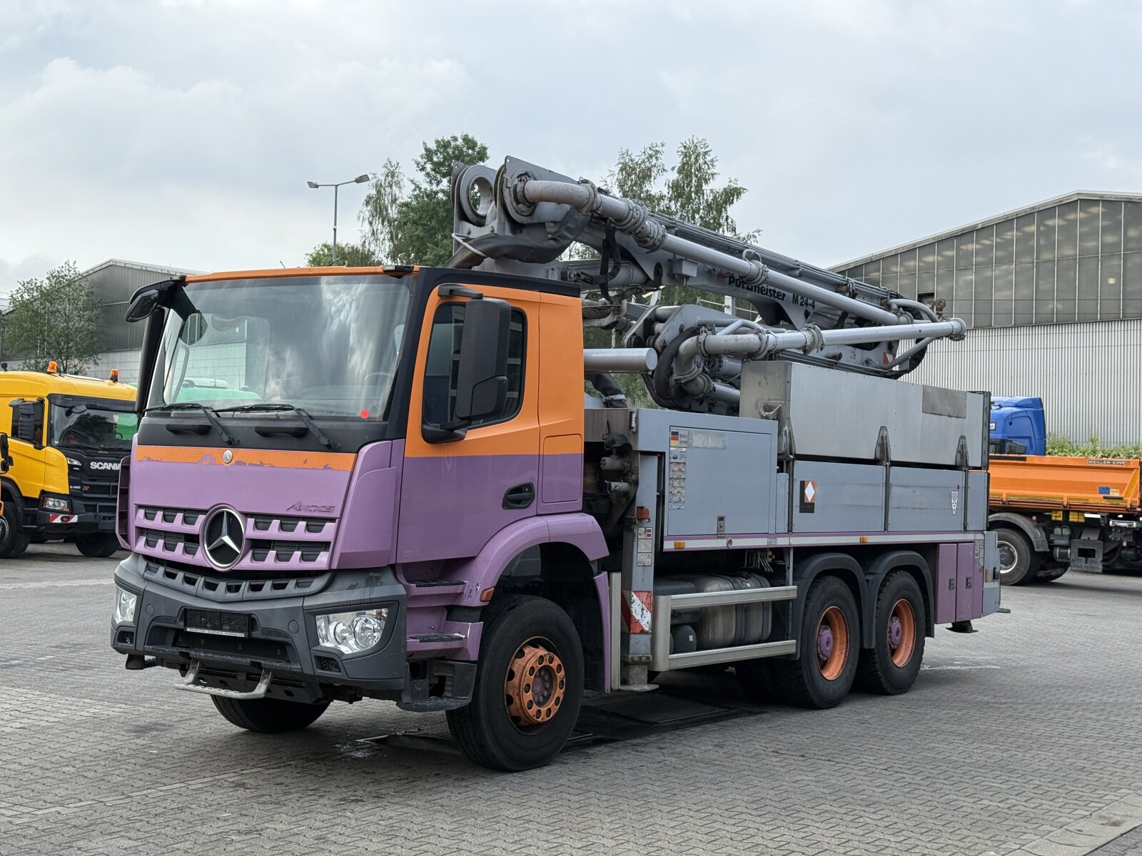 MB AROCS 2533 6x4 EURO6|POMPA DO BETONU PUTZMEISTER M24-4