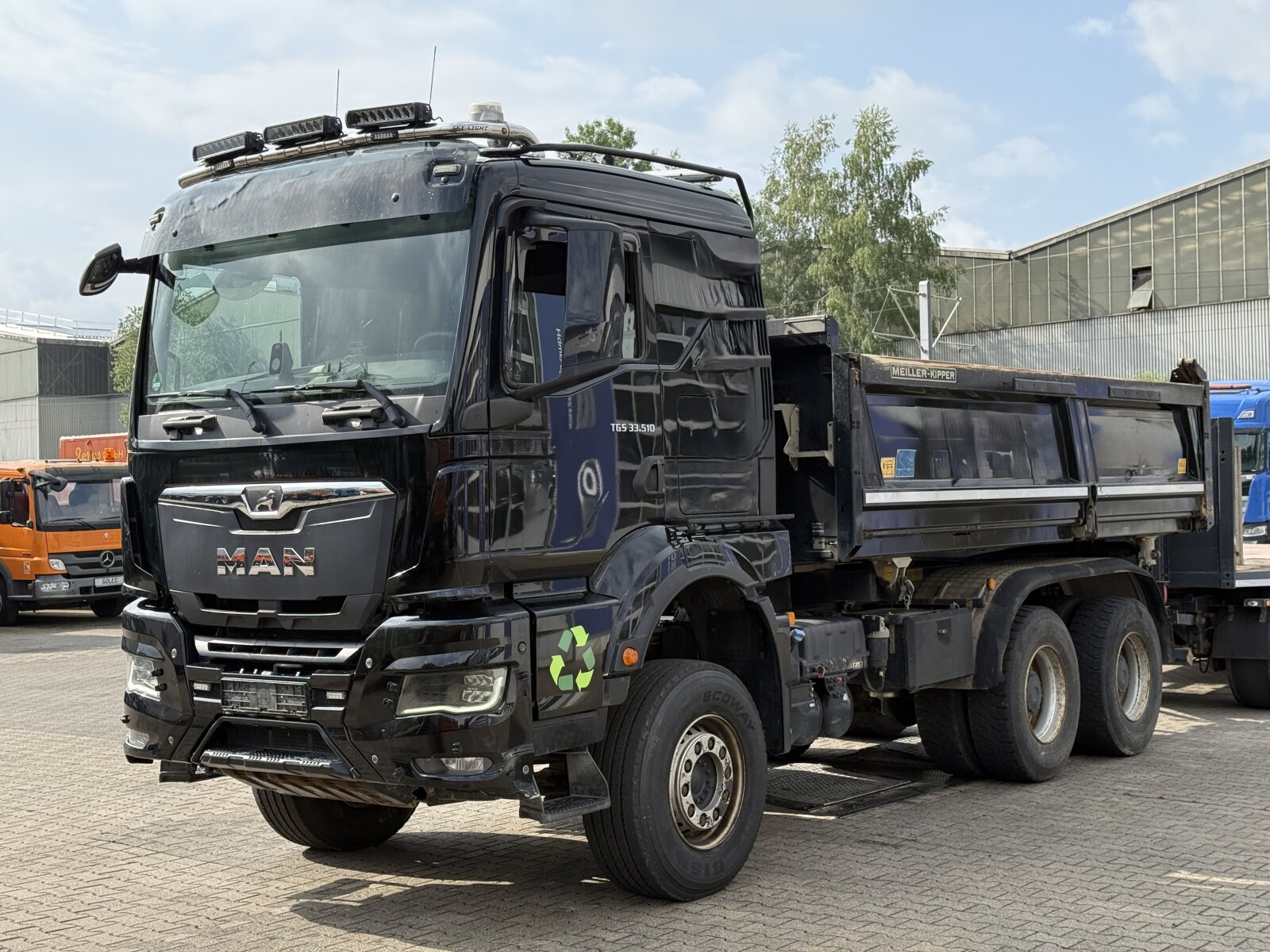 MAN TGS 33.510 6x4 EURO6|WYWROTKA TRÓJSTRONNA Z BORDMATIKIEM