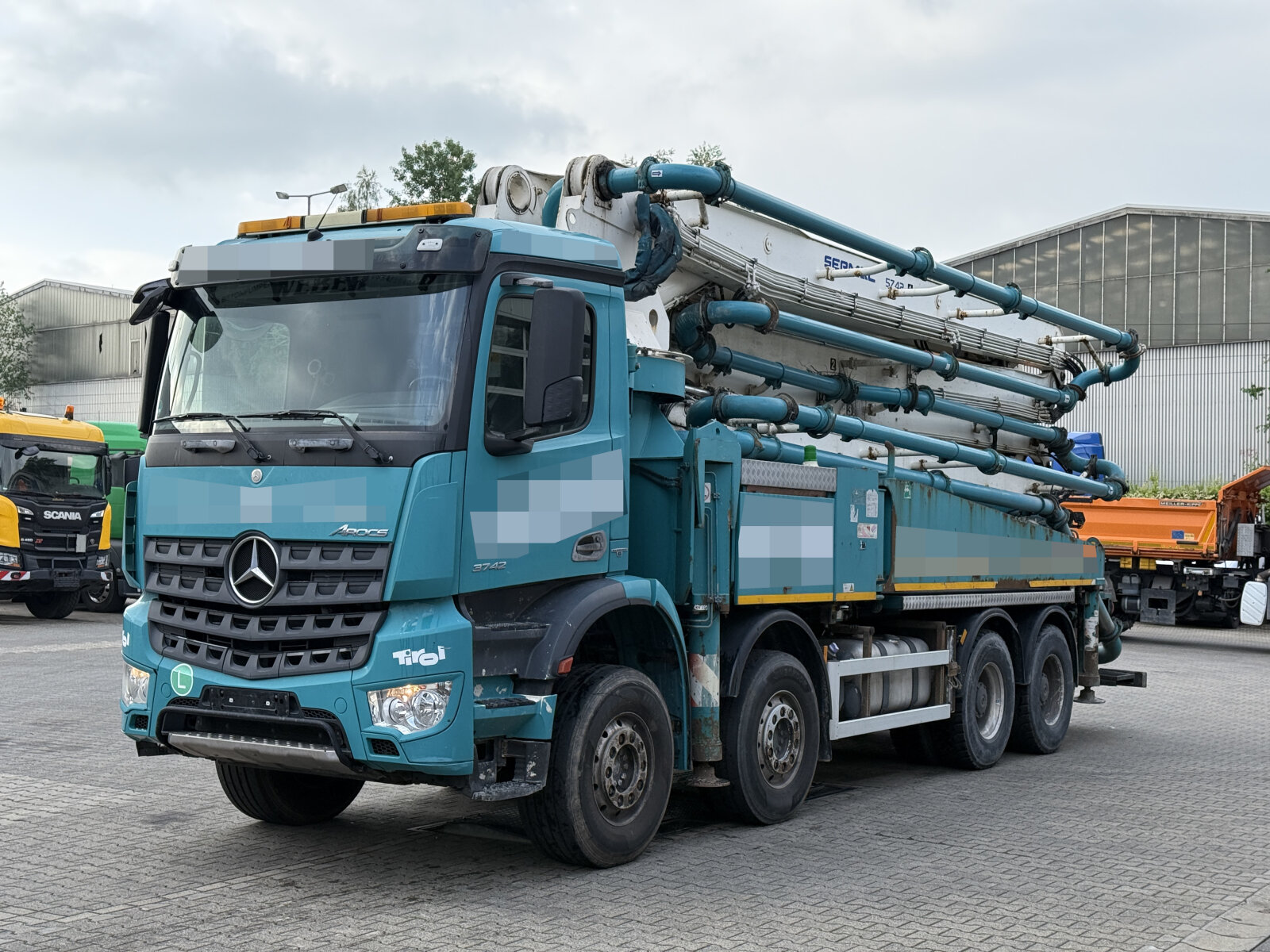 MB AROCS 3742 8x4 EURO6|POMPA DO BETONU SERMAC 5Z42