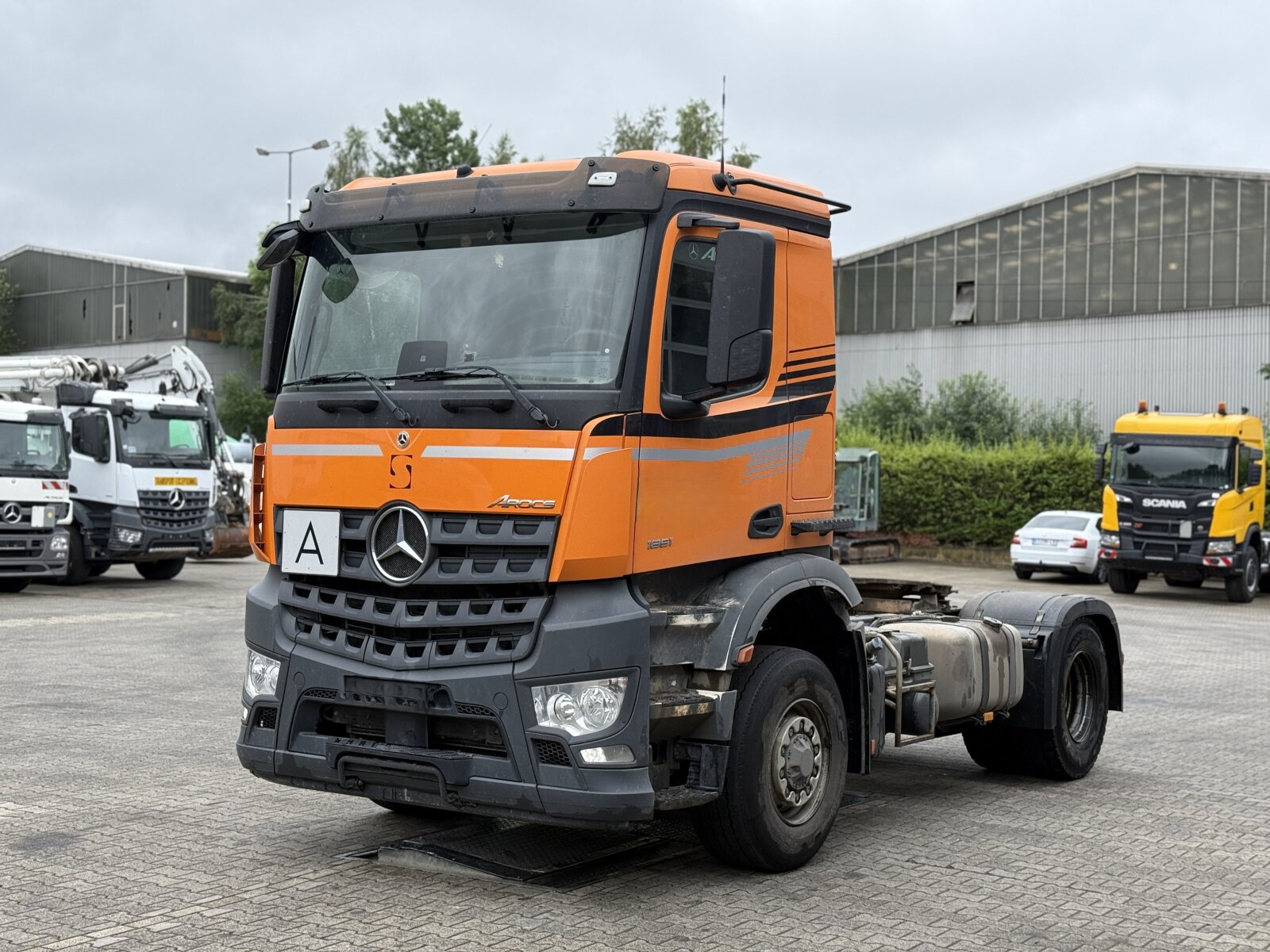 MB AROCS 1851 4x4  EURO6 CIAGNIK SIODŁOWY