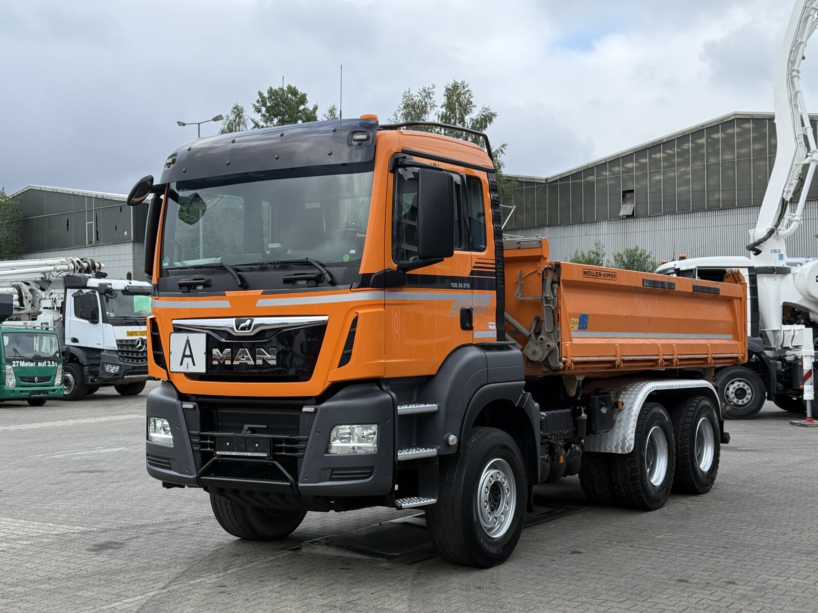MAN TGS 26.510 6x4 EURO6 WYWROTKA TRÓJSTRONNA 