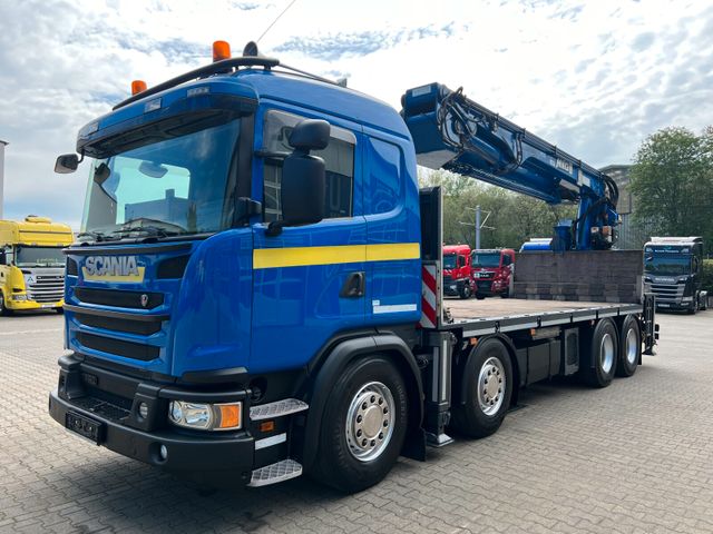 Scania G490 8x4 EURO6 SKRZYNIA Z HDS MKG 21.6m ŻURAW MONTAŻOWY