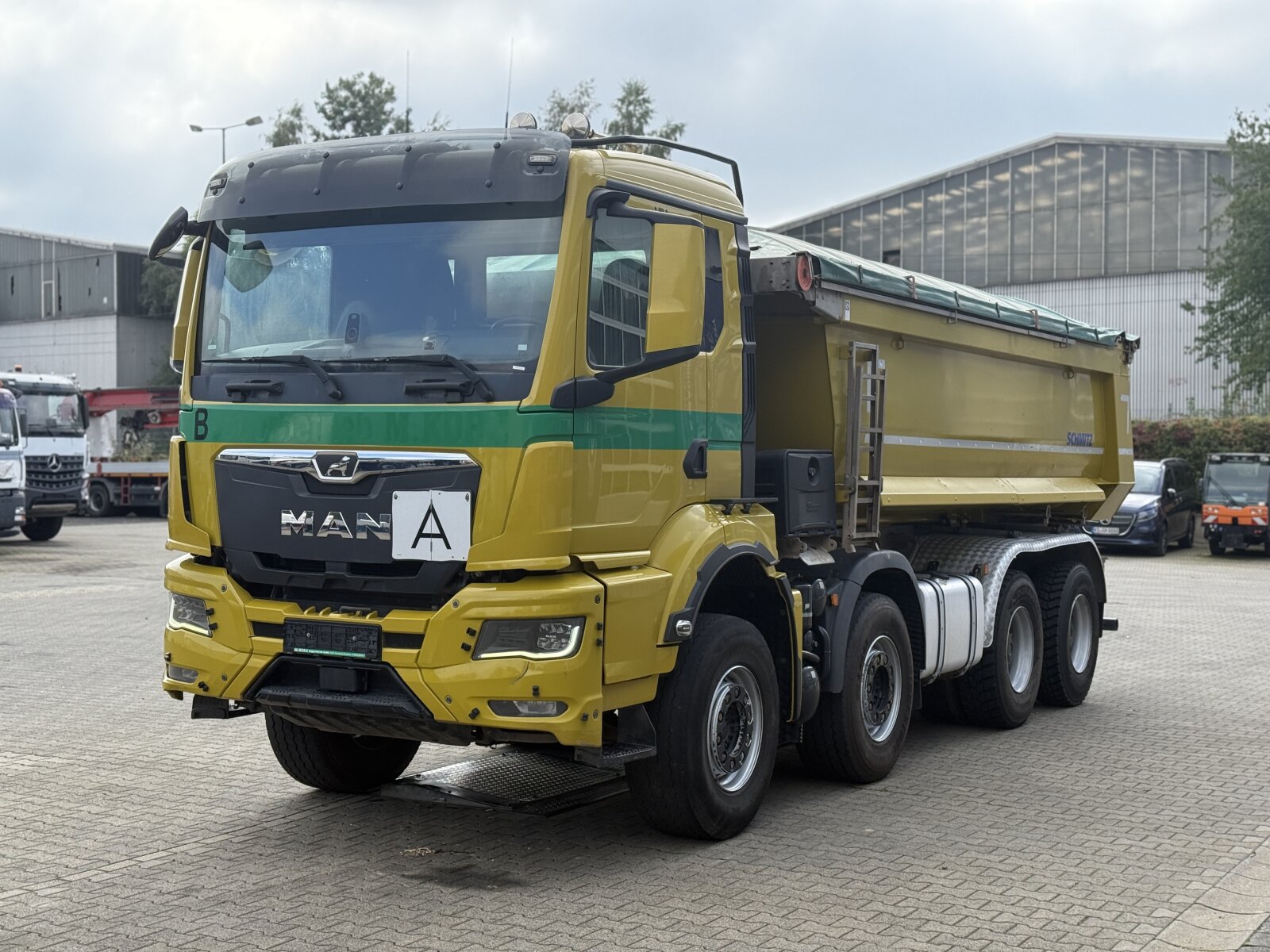 MAN TGS 32.470 8x4|WYWROTKA
